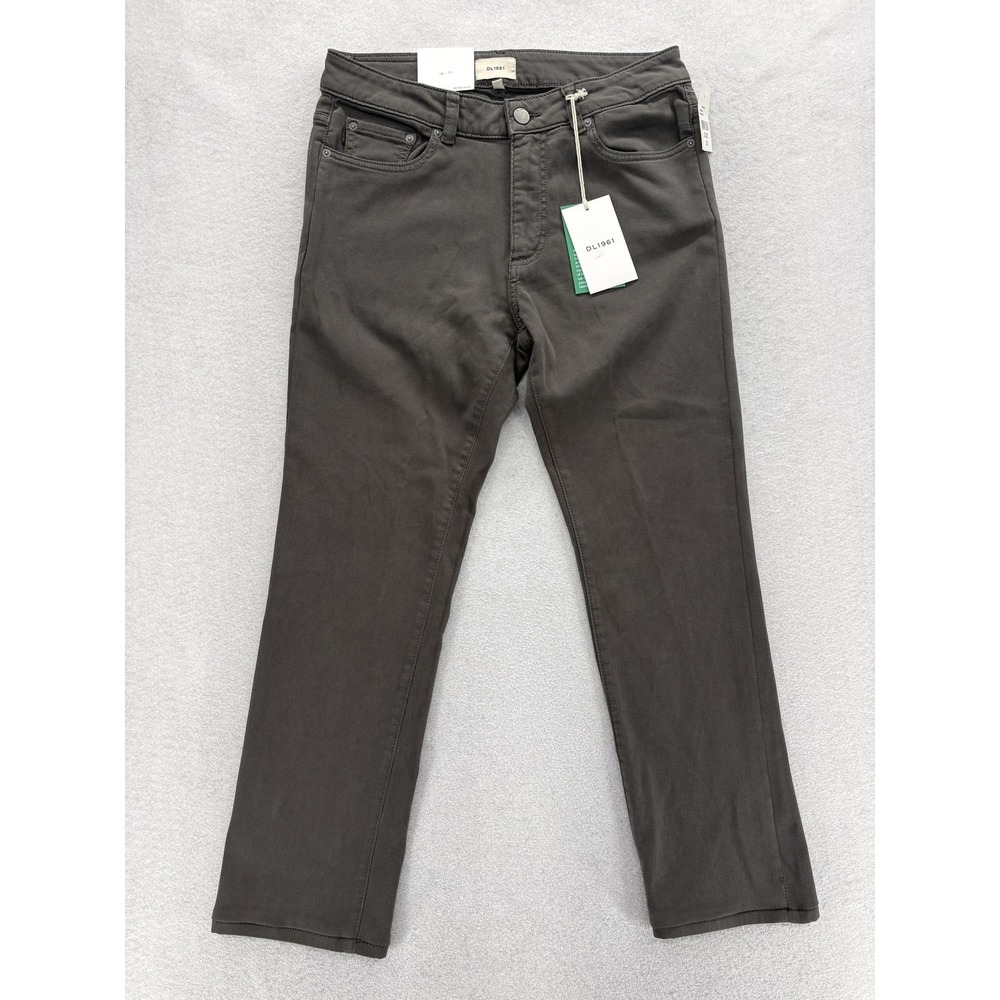 DL1961 Nick Slim Jeans Mens 32x28 Gray Dark Wash Straight Stretch Denim Pants